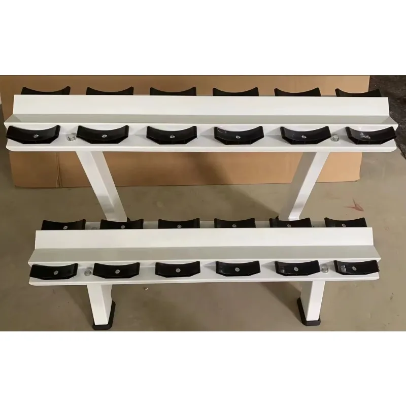 Dumbbell Set - Paslanmaz Çelik Çerçeveli Dambıl Rafı Yuvarlak