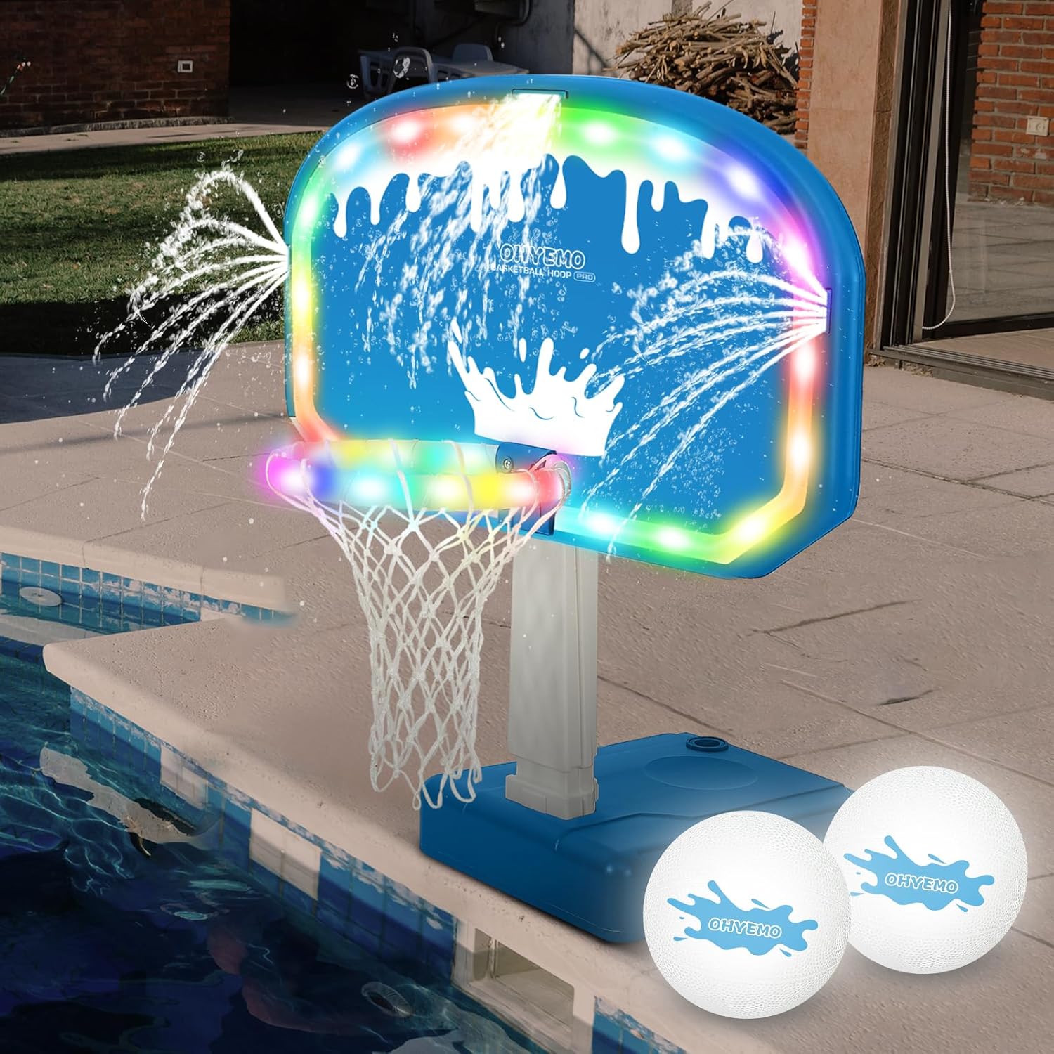 Basketball Hoop - Büyük Boy LED Havuz Basketbol Potası