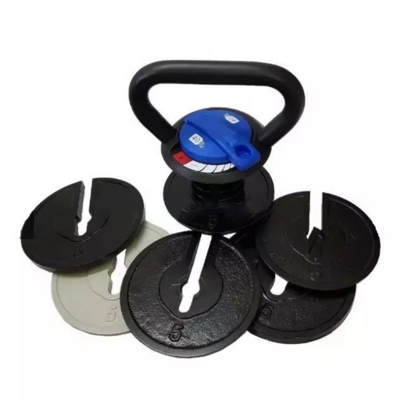 Dumbbell Set - DUTRIEUX Ayarlanabilir Yuvarlak Krom Dambıl Kettlebell