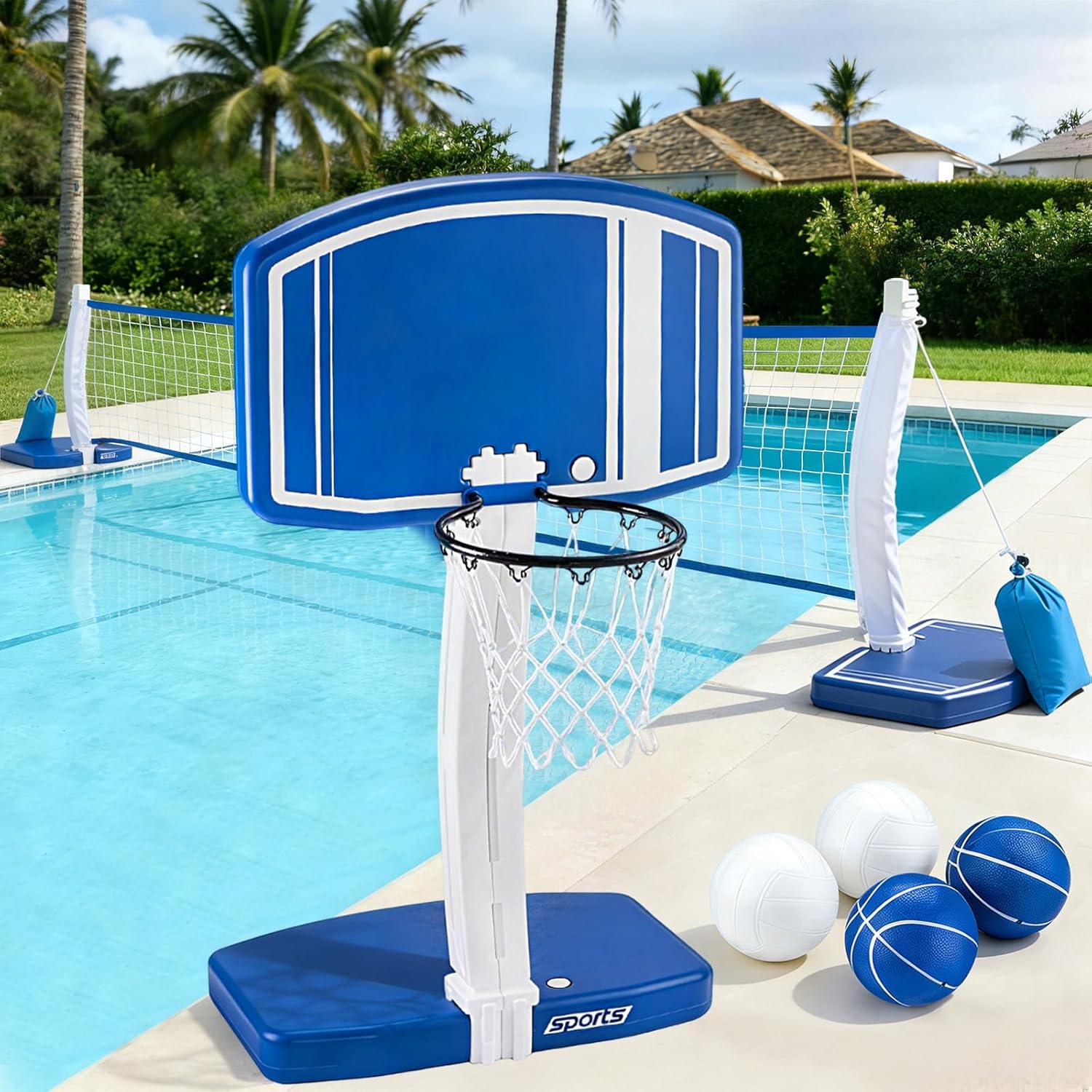 Basketball Hoop - Yer Üstü Havuz Basketbol Potası ve