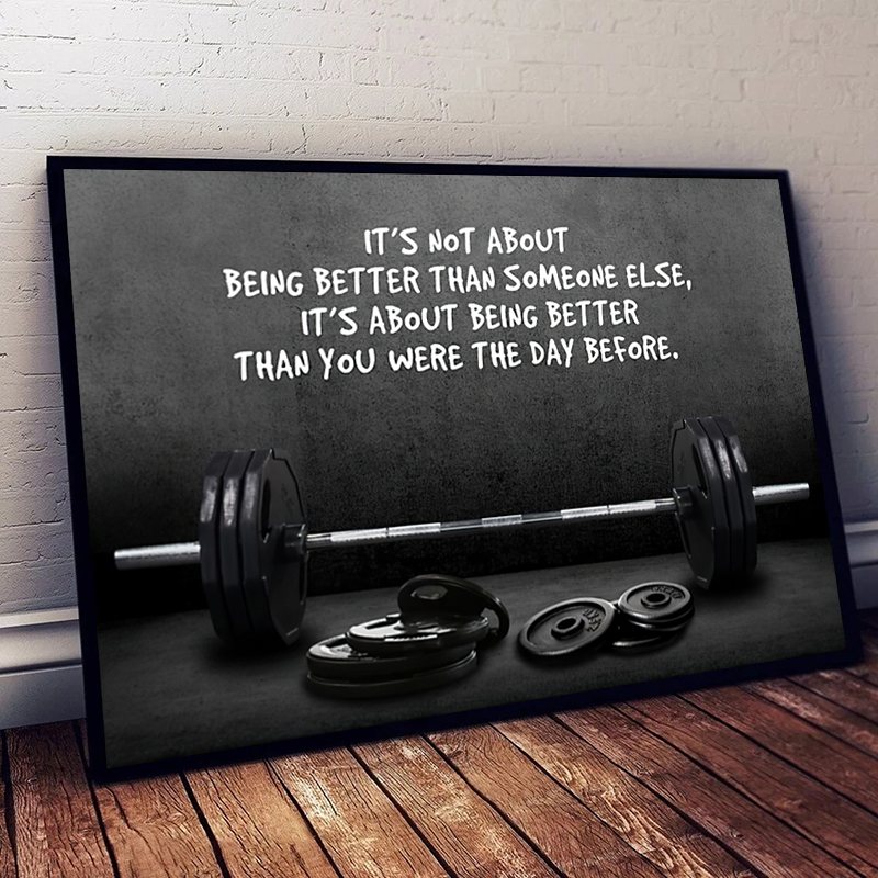 Sports Equipment Poster - Modern Motivasyon Alıntı Spor Sanat Posterler