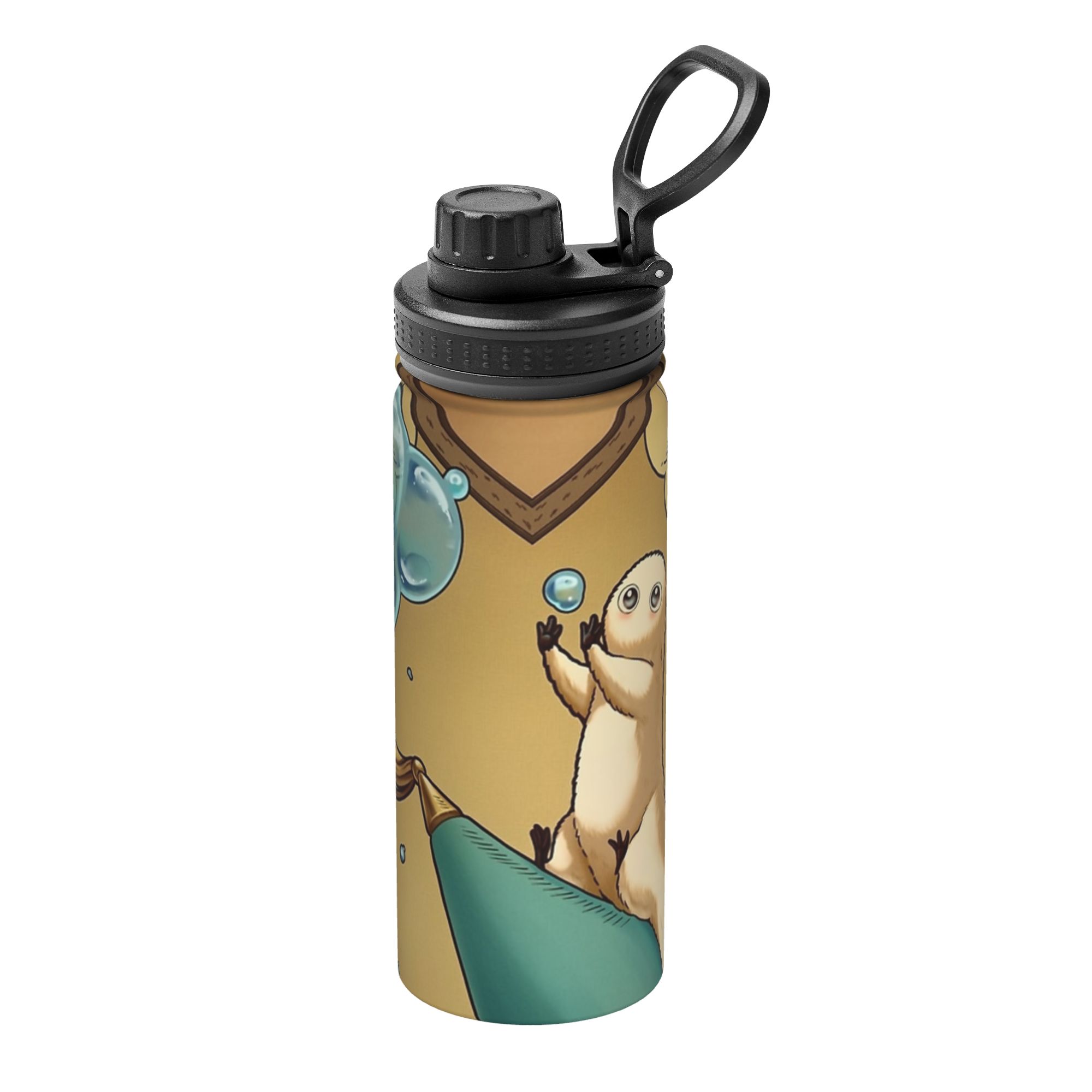 Sports Water Bottle Insulated - Brushbuddy Cadı Şapkası Atelier Anime 18OZ
