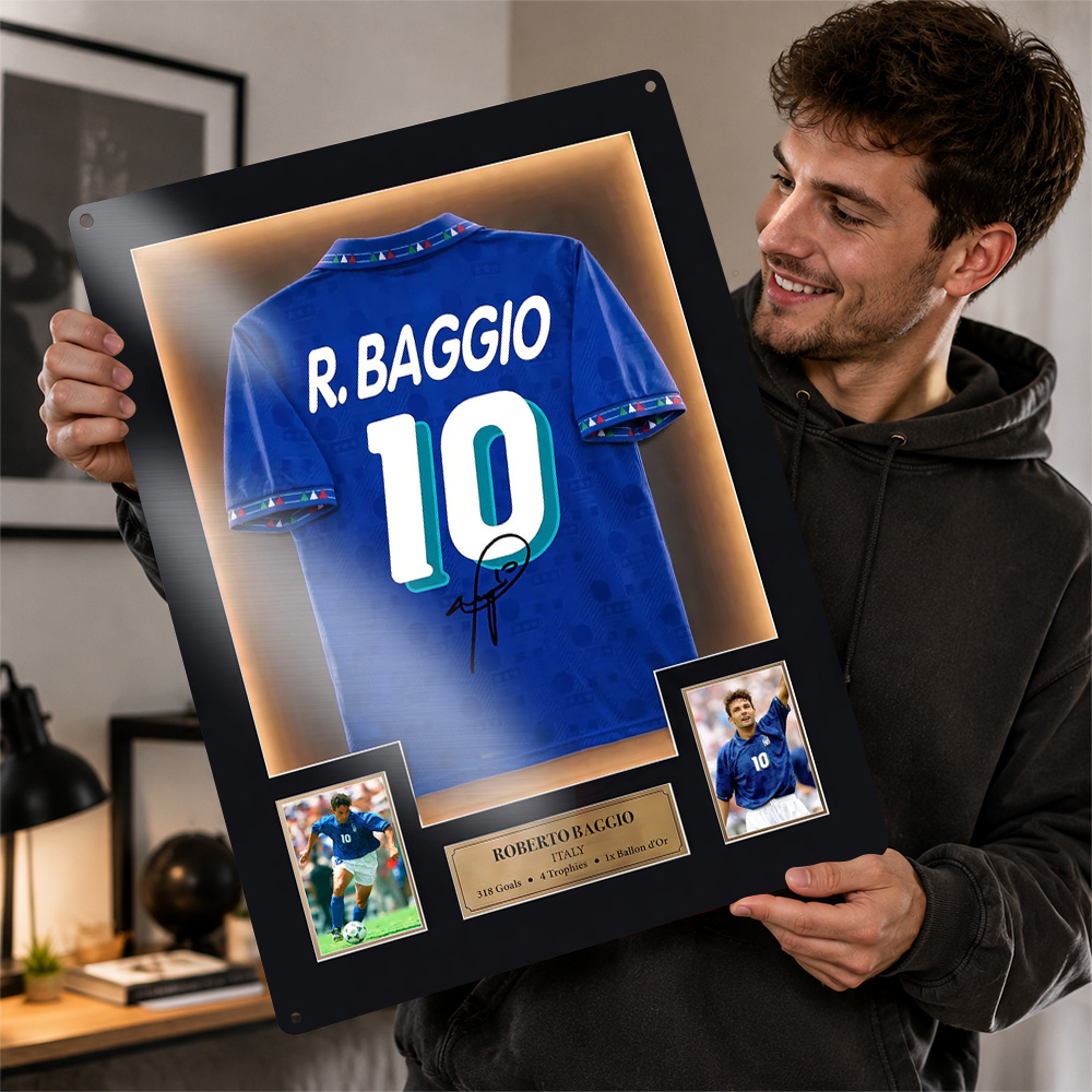 Sports Equipment Poster - Roberto Baggio Hatıra Posteri Spor Duvar