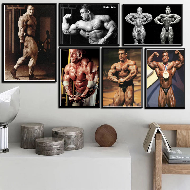 Sports Equipment Poster - Büyük Dorian Yates adam kas spor