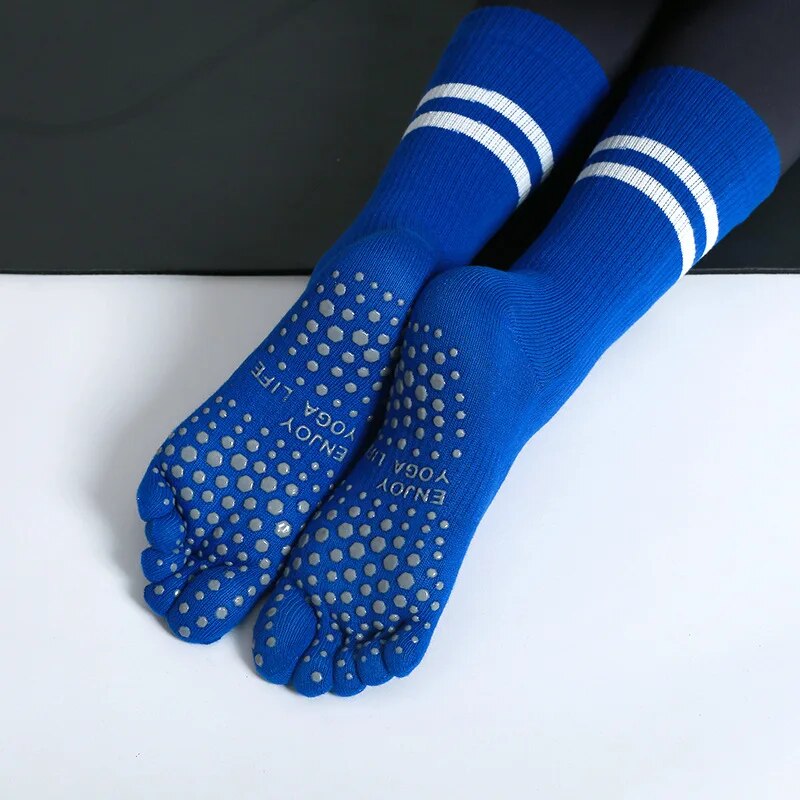 Yoga Mat - Kadınlar nefes Yoga çorap orta tüp
