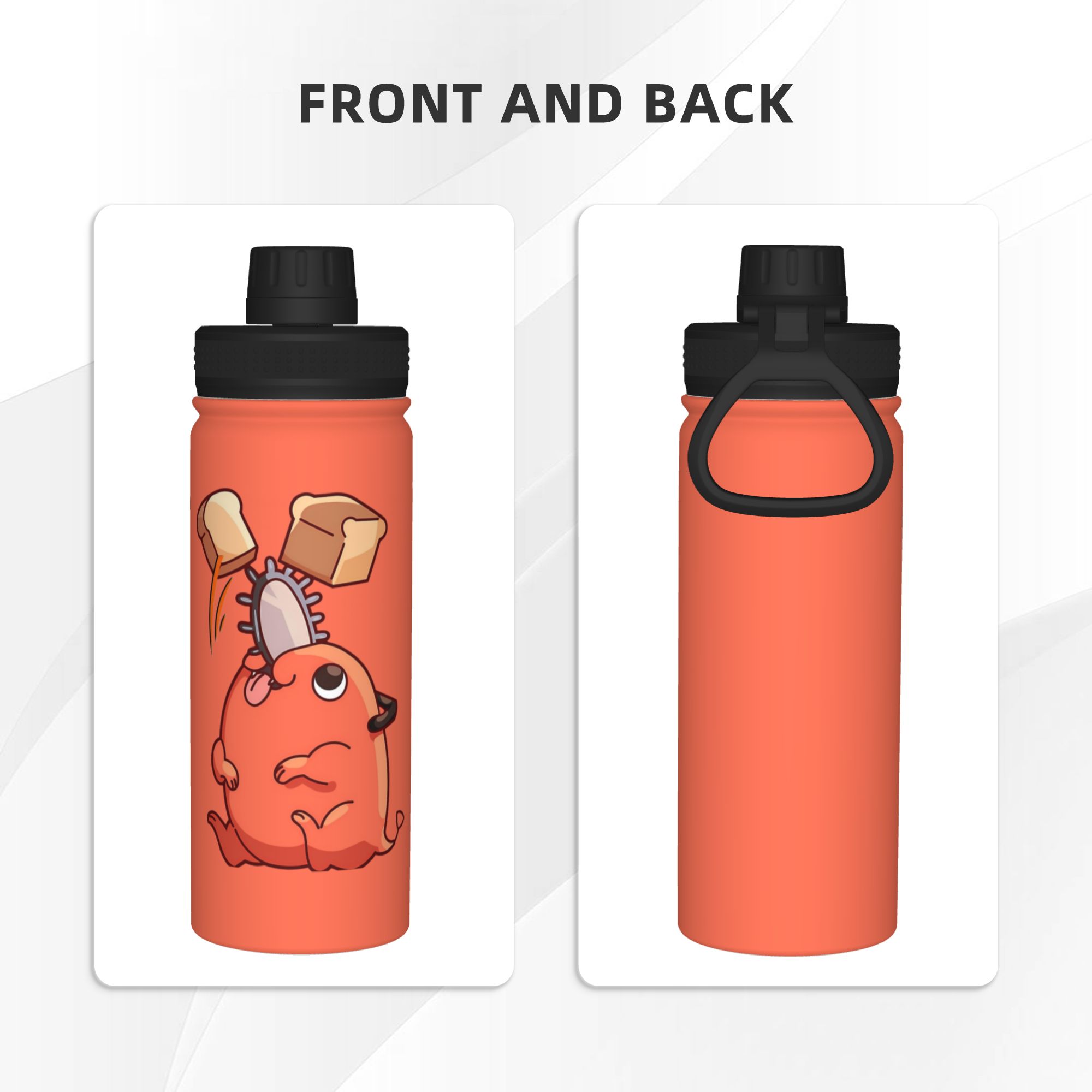 Chainsawmans Anime 18OZ Spor T - Sports Water Bottle Insulated incelemesi ve fiyatı