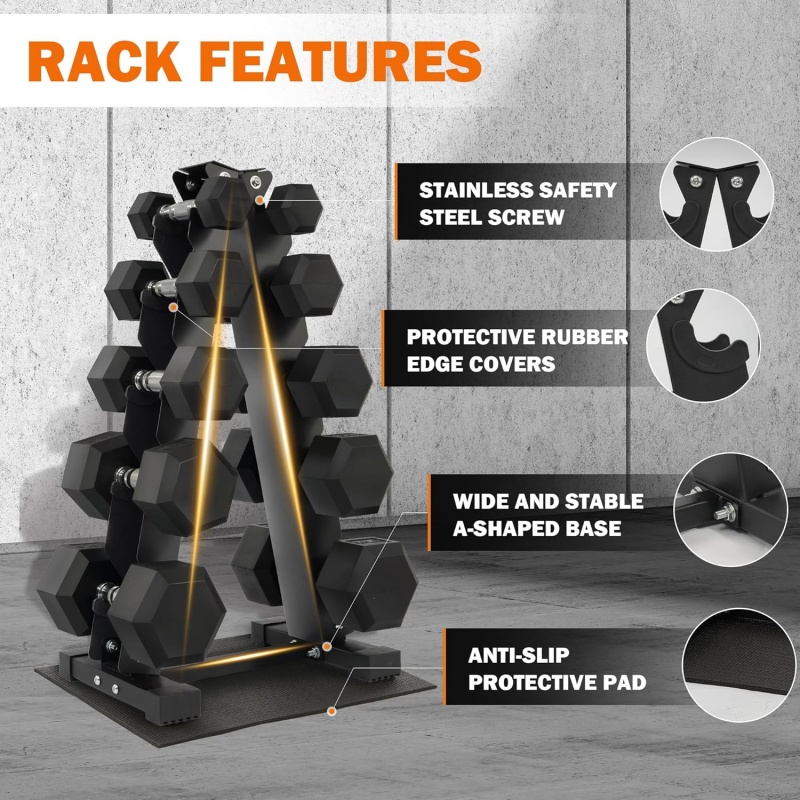 Evde Spor Yapmak İçin Kauçuk K - Dumbbell Set incelemesi ve fiyatı