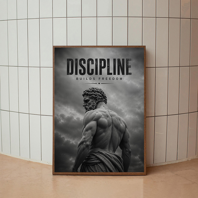 Modern Fitness Motivasyon Post - Sports Equipment Poster incelemesi ve fiyatı